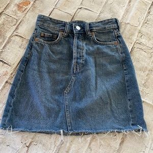 Denim Mini Skirt